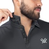 image:imageVortex Axis Ridge Mens Golf Polos  Moisture Wicking Stretch FabricWoodland Grey