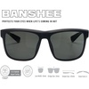 image:imageVortex Optics Banshee Sunglasses  UV Protection Polarized Ballistic Rated  Unlimited Unconditional WarrantyBlack