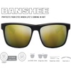 image:imageVortex Optics Banshee Sunglasses  UV Protection Polarized Ballistic Rated  Unlimited Unconditional WarrantyBlack