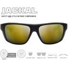 image:imageVortex Optics Jackal Sunglasses  UV Protection Polarized Ballistic Rated  Unlimited Unconditional WarrantyBlack