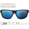 image:imageVortex Optics Jackal Sunglasses  UV Protection Polarized Ballistic Rated  Unlimited Unconditional WarrantyBlue