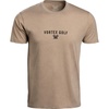 image:imageVortex Golf Mens Short Sleeve TShirtsKhaki Heather