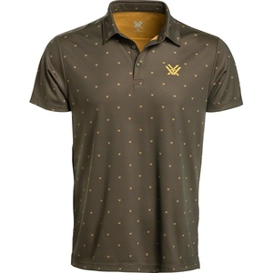 image:imageVortex Axis Ridge Mens Golf Polos  Moisture Wicking Stretch FabricBeluga