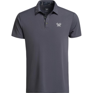 image:imageVortex Axis Ridge Mens Golf Polos  Moisture Wicking Stretch FabricWoodland Grey