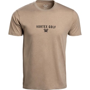 image:imageVortex Golf Mens Short Sleeve TShirtsKhaki Heather