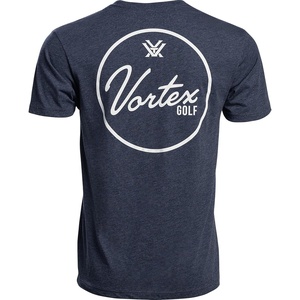 image:imageVortex Golf Script Mens Short Sleeve TShirtsNavy Heather