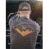 image:imageVortex Mens Diamond Crest Long Sleeve TShirtsBrown Heather