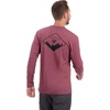 image:imageVortex Mens Diamond Crest Long Sleeve TShirtsBurgundy Heather