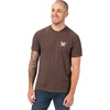 image:imageVortex Mens Spur Wrangler Short Sleeve TShirtsBrown Heather