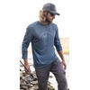 image:imageVortex Mens Three Peaks Performance Grid Long Sleeve ShirtsBering Sea