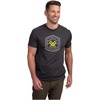 image:imageVortex Mens Total Ascent Short Sleeve TShirtsCharcoal Heather