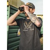 image:imageVortex Mens Turkey Core Logo Short Sleeve TShirtsCharcoal Heather
