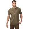 image:imageVortex Mens Turkey Core Logo Short Sleeve TShirtsMilitary Heather