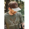 image:imageVortex Mens Turkey Core Logo Short Sleeve TShirtsMilitary Heather