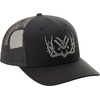 image:imageVortex Silicone Weld Full Tine Mesh Snap Back CapsBlack