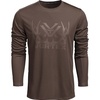 image:imageVortex Mens FullTine Performance Grid Long Sleeve ShirtsMorel