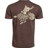 image:imageVortex Mens Spur Wrangler Short Sleeve TShirtsBrown Heather