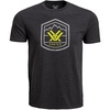 image:imageVortex Mens Total Ascent Short Sleeve TShirtsCharcoal Heather