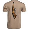 image:imageVortex Mens Turkey Foot Short Sleeve TShirtsKhaki Heather