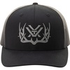 image:imageVortex Silicone Weld Full Tine Mesh Snap Back CapsBlack