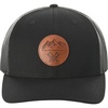 image:imageVortex Three Peaks Patch Snapback CapsBlack Leather Patch