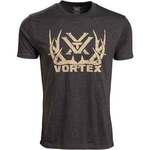 image:imageVortex Mens Full Tine Short Sleeve TShirtsCharcoal Heather