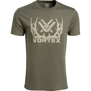 image:imageVortex Mens Full Tine Short Sleeve TShirtsMilitary Heather