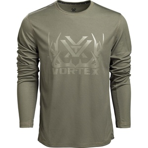 image:imageVortex Mens FullTine Performance Grid Long Sleeve ShirtsDeep Lichen