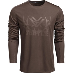 image:imageVortex Mens FullTine Performance Grid Long Sleeve ShirtsMorel