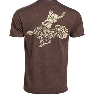 image:imageVortex Mens Spur Wrangler Short Sleeve TShirtsBrown Heather