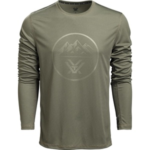 image:imageVortex Mens Three Peaks Performance Grid Long Sleeve ShirtsDeep Lichen