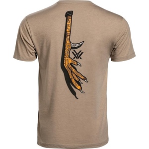 image:imageVortex Mens Turkey Foot Short Sleeve TShirtsKhaki Heather