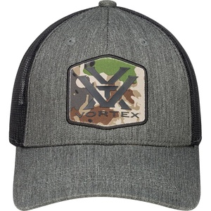 image:imageVortex Summit Camo Patch Mesh Snapback CapsBlack Heather