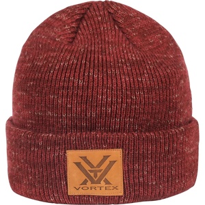 image:imageVortex Unisex Northern Pass Cold Weather Beanies  One Size Fits MostRed Heather
