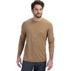 image:imageVortex Mens 13 Star Performance Grid Long Sleeve ShirtsKelp Brown
