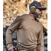 image:imageVortex Mens 13 Star Performance Grid Long Sleeve ShirtsKelp Brown