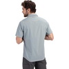 image:imageVortex Mens Alpine Cove Short Sleeve Shirts  UPF Sun Protection Moisture Wicking Quick Dry Temperature Regulating FabricShale Blue