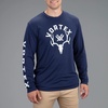 image:imageVortex Mens Antler Envy Long Sleeve TShirtsNavy Heather
