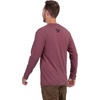 image:imageVortex Mens Core Logo Long Sleeve TShirtsBurgundy Heather