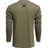 image:imageVortex Mens Core Logo Long Sleeve TShirtsMilitary Heather