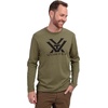 image:imageVortex Mens Core Logo Long Sleeve TShirtsMilitary Heather