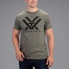 image:imageVortex Mens Core Logo Short Sleeve TShirtsMilitary Heather