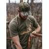 image:imageVortex Mens Grassland Heritage Short Sleeve TShirtsMilitary Heather