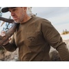 image:imageVortex Mens Outland Heavyweight Long Sleeve Pocket TShirtsDark Olive