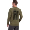 image:imageVortex Mens Salute Long Sleeve TShirtsMilitary Heather