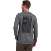 image:imageVortex Mens Salute Long Sleeve TShirtsTitanium Heather