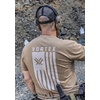 image:imageVortex Mens Salute Short Sleeve TShirtsCoyote Heather
