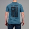 image:imageVortex Mens Salute Short Sleeve TShirtsSteel Blue Heather