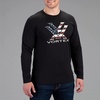 image:imageVortex Mens Stars amp Stripes Long Sleeve TShirtsBlack