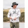 image:imageVortex Mens Sun Slayer Hoodies  UPF 50 MoistureWicking Stretch FabricCool Grey